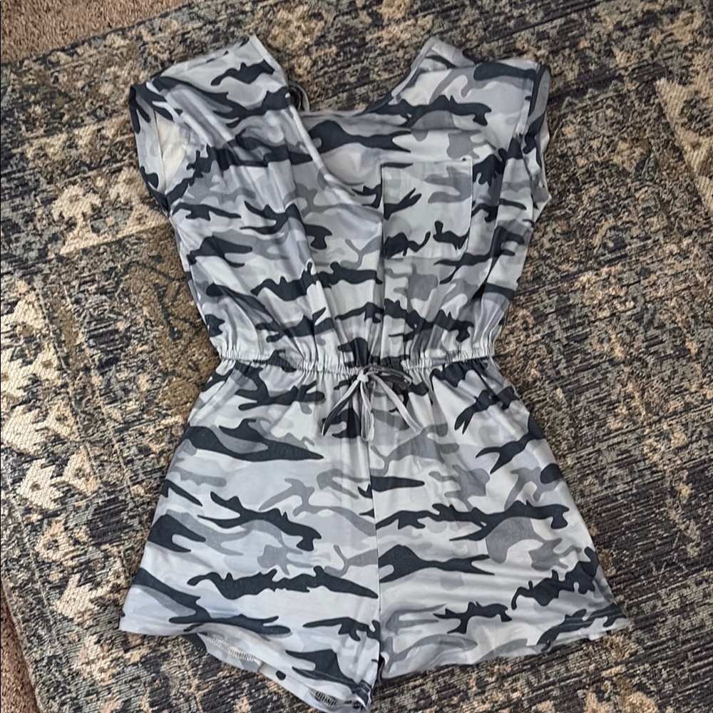Woman’s Camouflage Romper